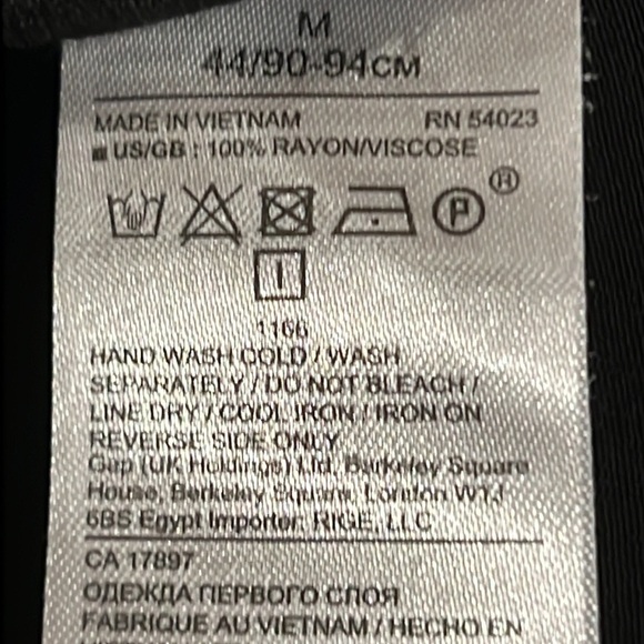 Banana Republic long bell flare sleeve rayon top - Picture 5 of 5